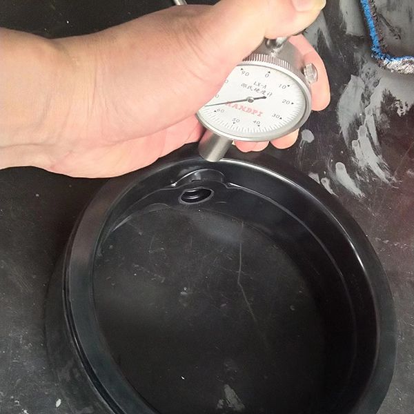 Essai de dureté des sièges de vanne